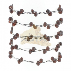 Raw cherry barok amber bracelet